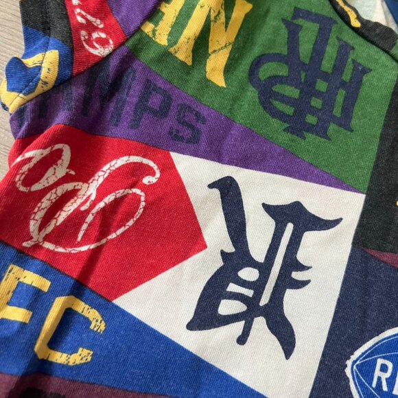 RALPH LAUREN POLO Girls Dress size 6 Varsity Pennant Spirit Flag Football Skull - Picture 7 of 12